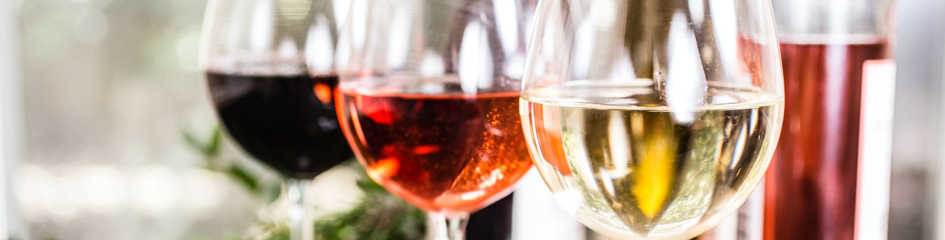 An assortment of Turkish wine waiting to be tasted.