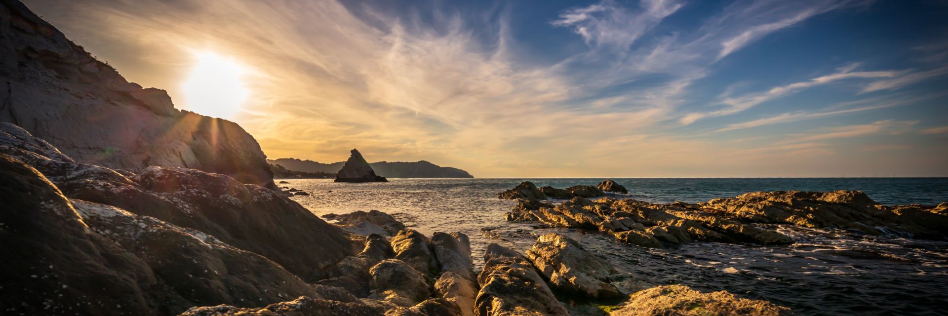 Beach sunset in Porto Novo, Cape Verde.
