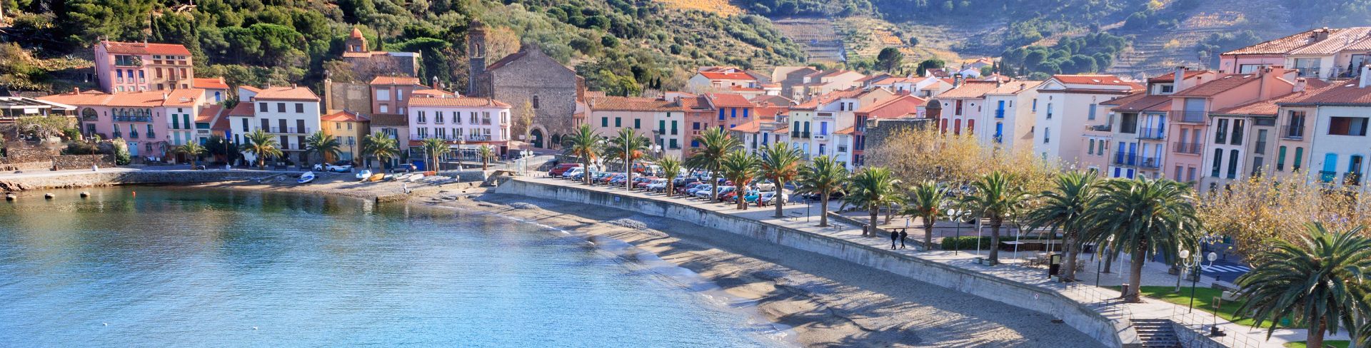 The harbor of Collioure on the Côte Vermeille.