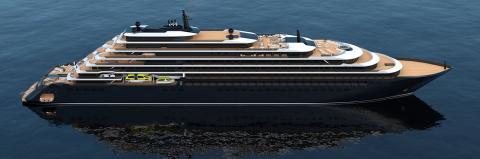 The Ritz-Carlton Yacht Collection's inaugural yacht.