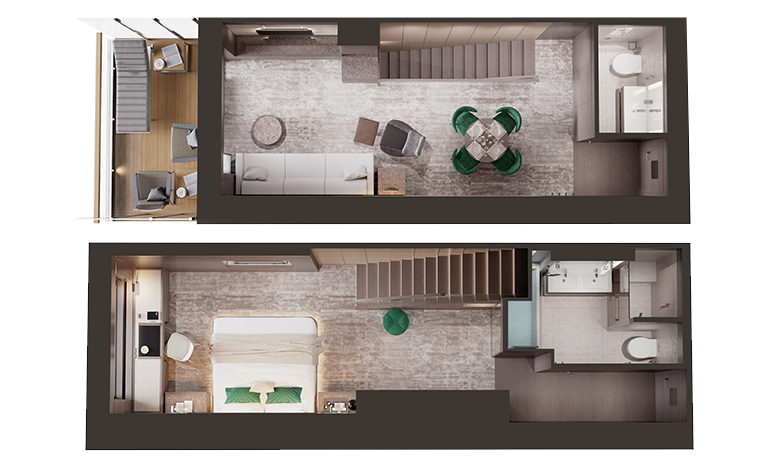 The loft suite.